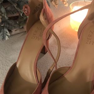 Cameo Pink Suede 2” heels